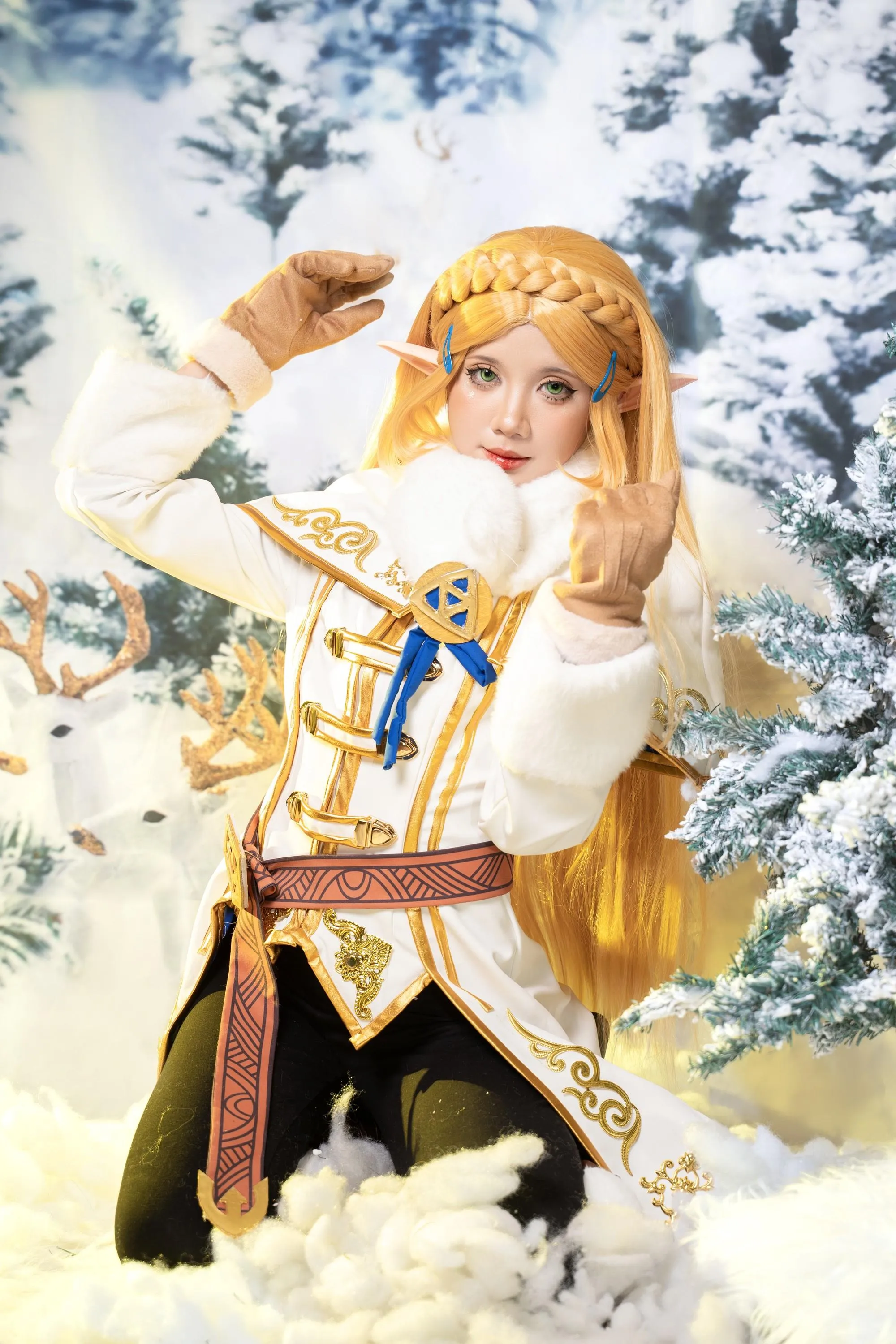 PoppaChan – NO.033 Zelda Winter Outfit [40P]插图6